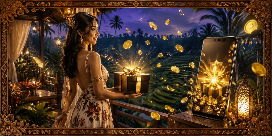 Pengguna mendaftar akun casino mobile di malam hari dengan smartphone